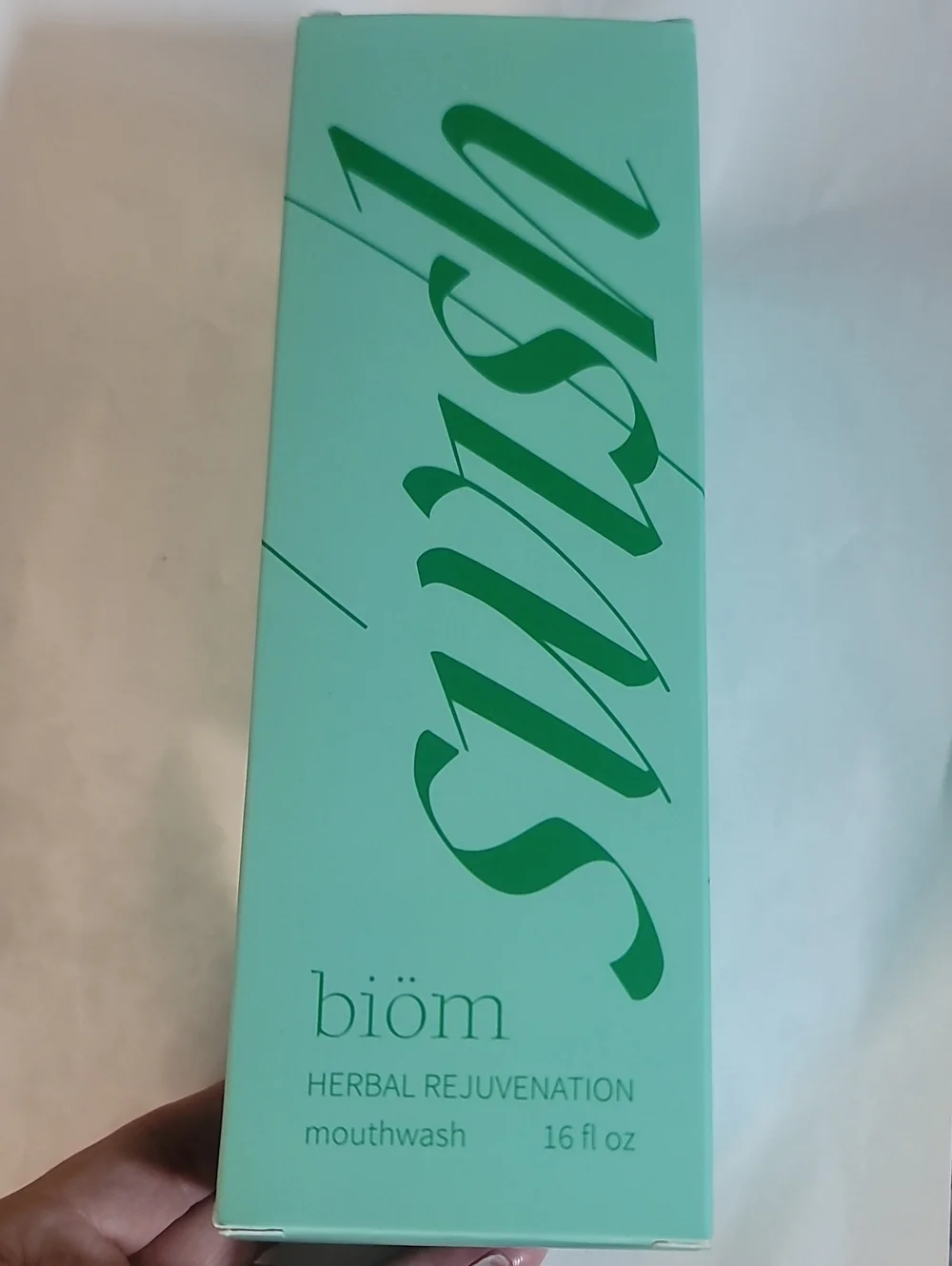 Herbal Rejuvenation Mouthwash — Mint Green